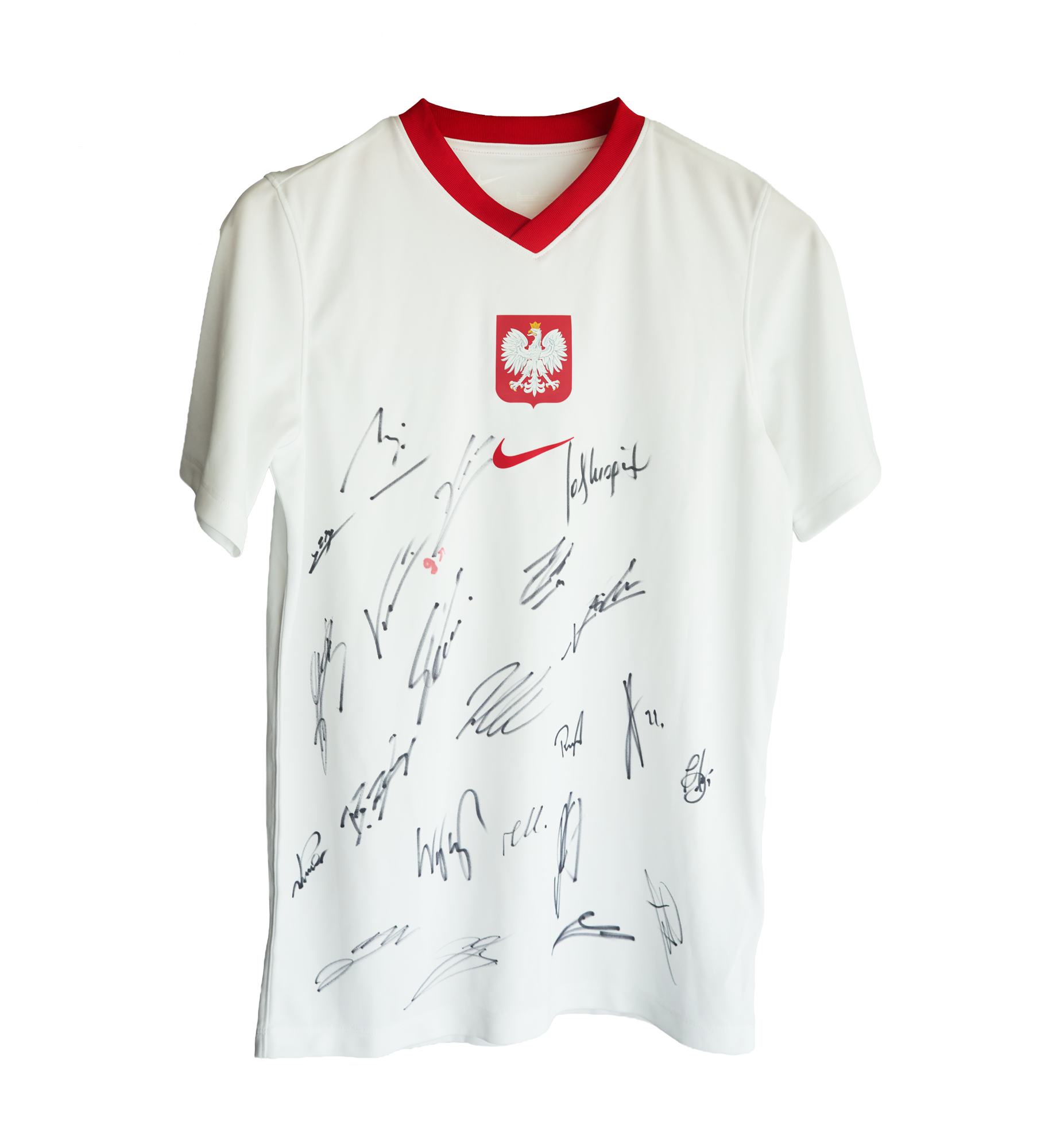Koszulka Reprezentacji Polski z autografami